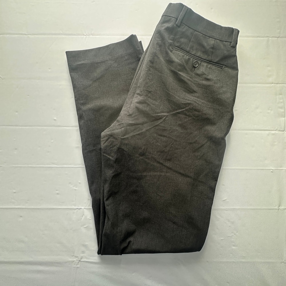 Lauren Ralph Lauren‎ Slim Fit Black Dress Pants Trousers P34Wx34L Stretch